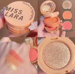 Blusher And Highlighter kit- 3in1 pallate- Professional Makeup kit for Eyes and Cheeks